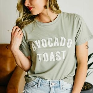 Boutique Polagram The Avocado Toast Applique Tee